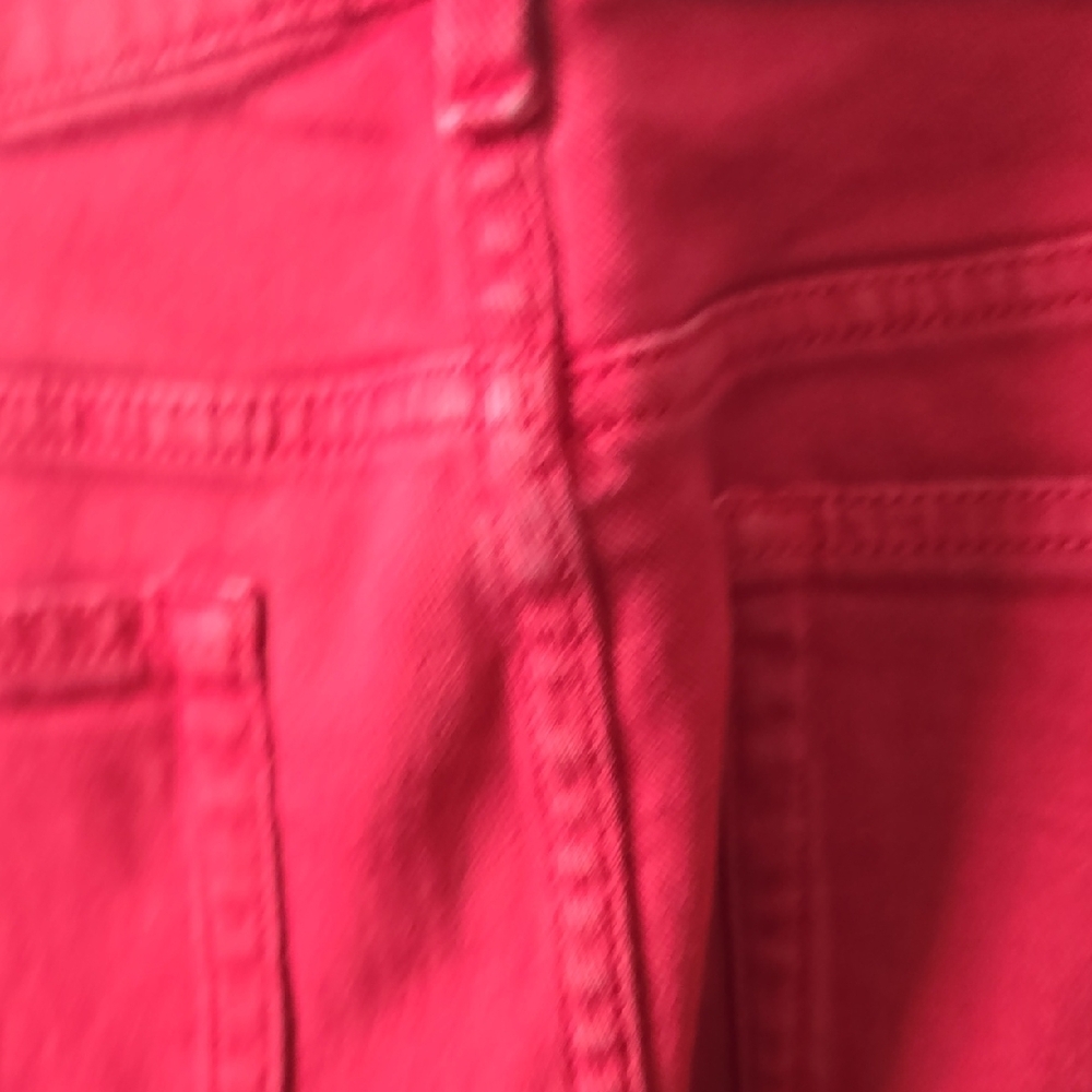 Chaps Bright Red Skinny Jeans - Picture 5 of 5